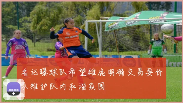 名记曝球队希望雄鹿明确交易要价以维护队内和谐氛围